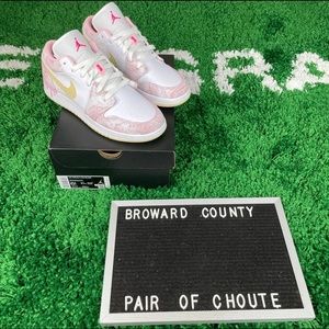 Jordan Retro 1 Low Paint Drip GS